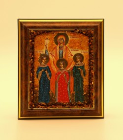 Икона «Св. София, св. Надежда, св. Любовь, св. Вера». 1980 г.